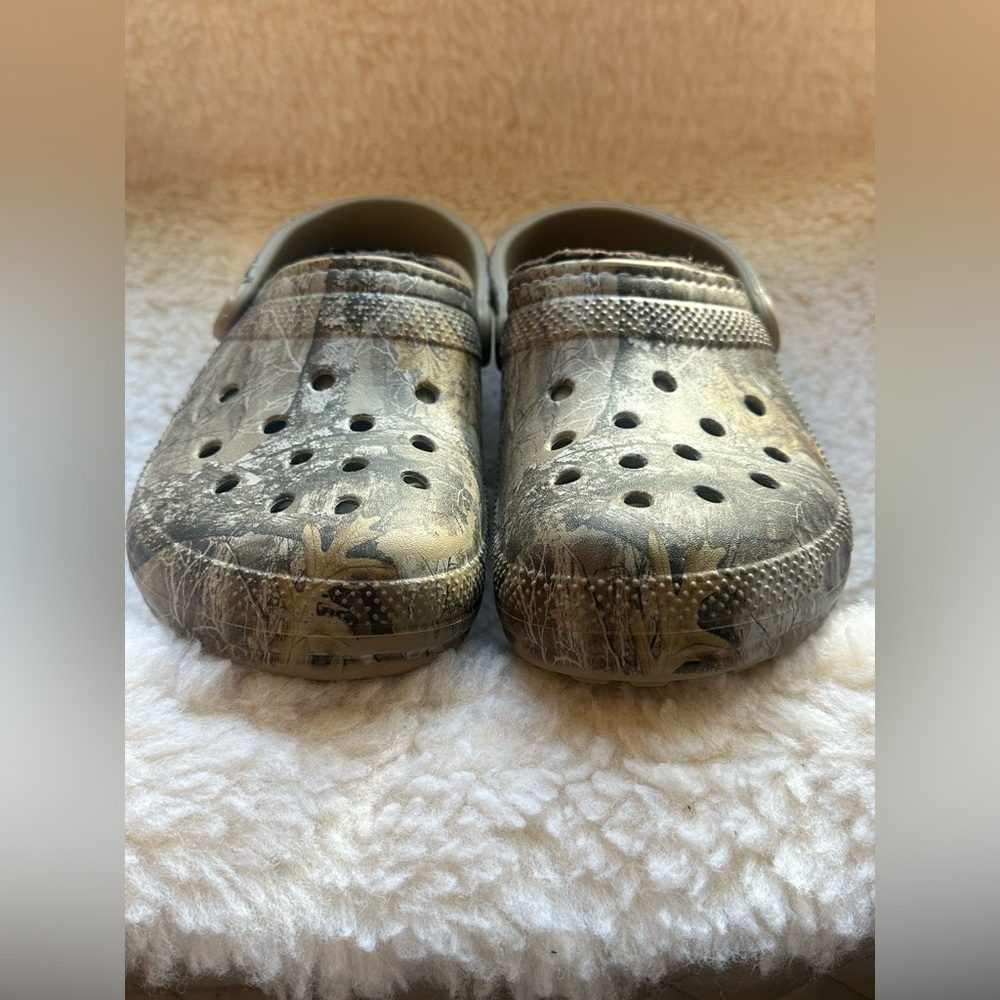 REALTREE Camo CROCS Size Mens 7 Womens 9 Unisex Adults Lined - Picture 3 of 9